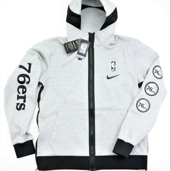 Nike Other - Nike Philadelphia 76ers Showtime Therma Flex Hoodie Gray CU0523-063 Size…